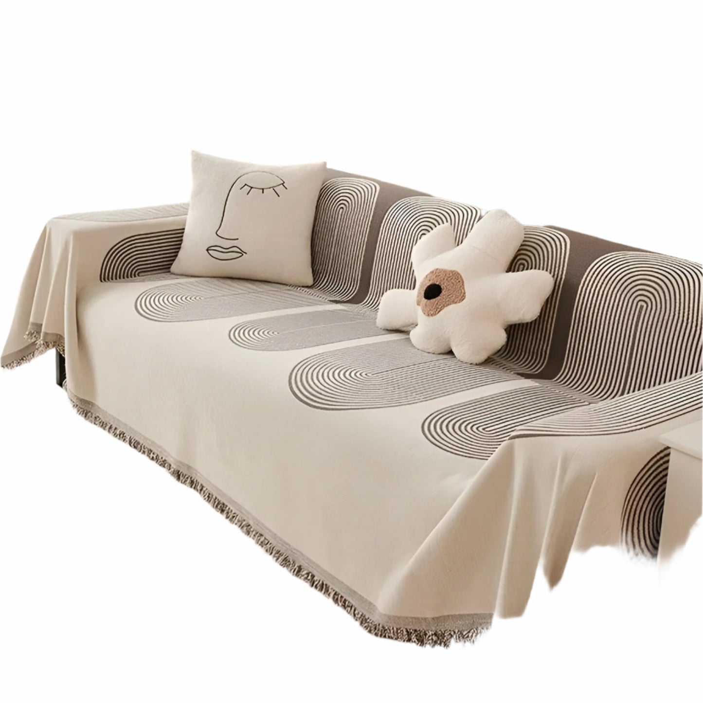 Doppelseitowy Pokrowiec na Sofę z 100% Chenille – Uniwersalny Pokrowiec na Kanapę, Wodoodporny, Łatwy w Pielęgnacji 1