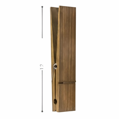 Drewniana Klipsa do Ręczników MegaGrip – Duża Klipsa do Łazienki, Naturalne Drewno, Nowoczesny Design 5