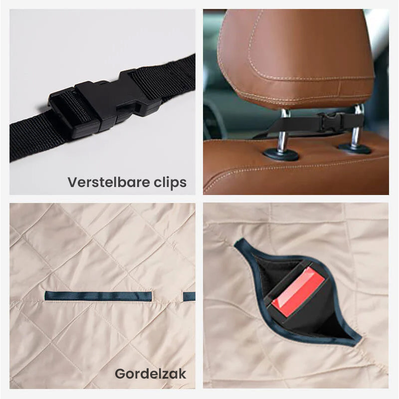 Duża Wodoodporna Miska dla Psów na Tylną Kanapę – Komfort i Ochrona w Podróży 3