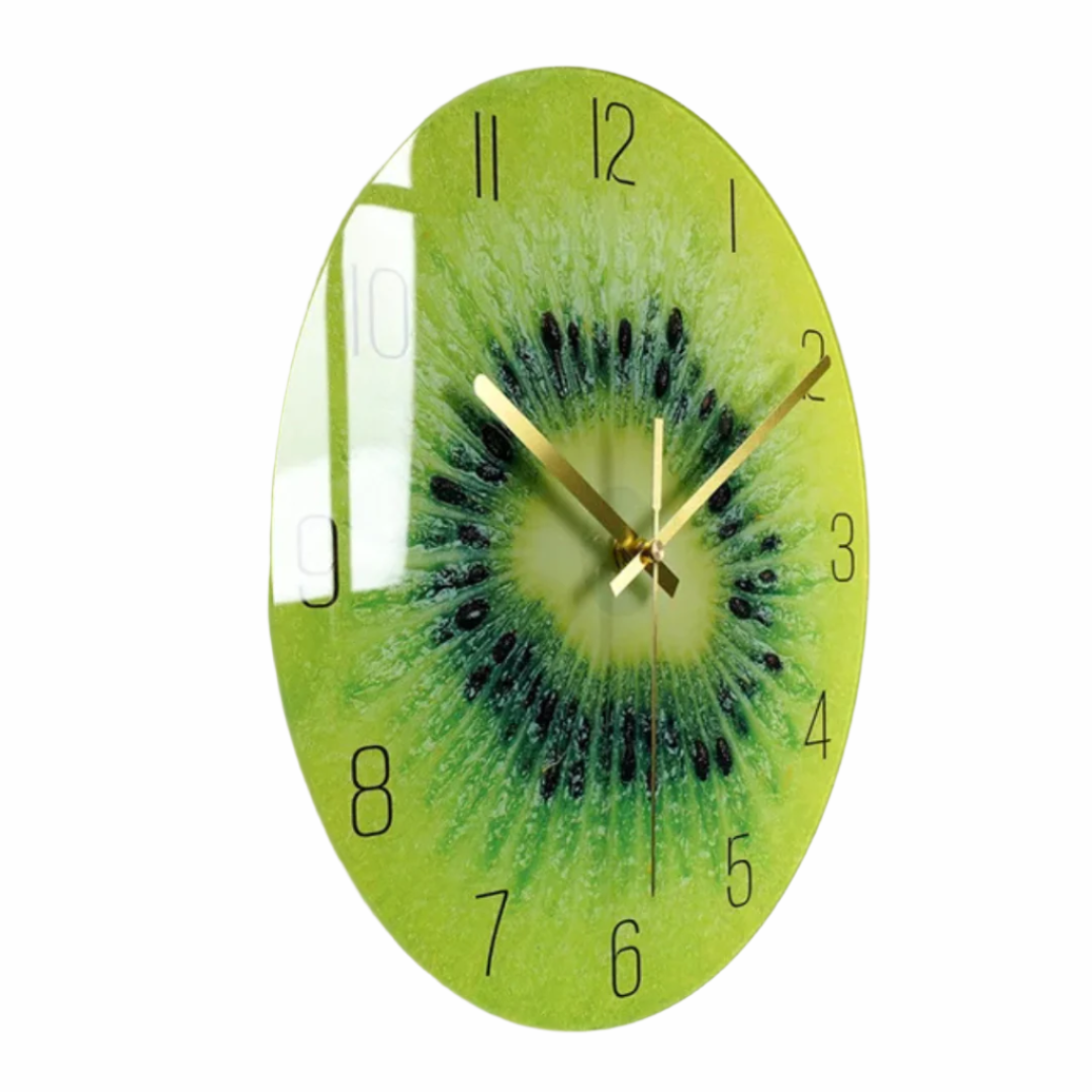 Duży Zegar Ścienny Szklany w Nowoczesnym Stylu – Elegancki Zegar na Ścianę do Salonu i Kuchni 0