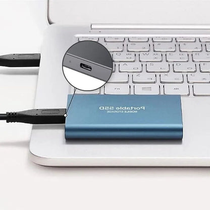 Dysk Zewnętrzny SSD 1TB, 2TB – Szybki Transfer do 1050 MB/s, USB 3.2 Gen 2 Type-C, Aluminiowa Obudowa 1