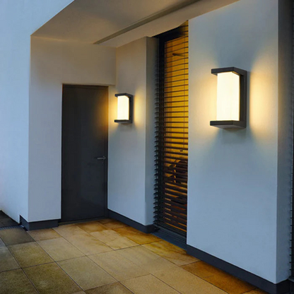 Eko Lampa ścienna zewnętrzna – czujnik ruchu, energooszczędne oświetlenie zapewniające bezpieczeństwo i styl – Lampy zewnętrzne 4