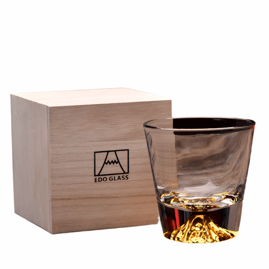 Ekskluzywne Szklanki do Whisky w Stylu Edo Kiriko – Ręcznie Wykonane Kryształowe Szklanki z Eleganckim Opakowaniem 0