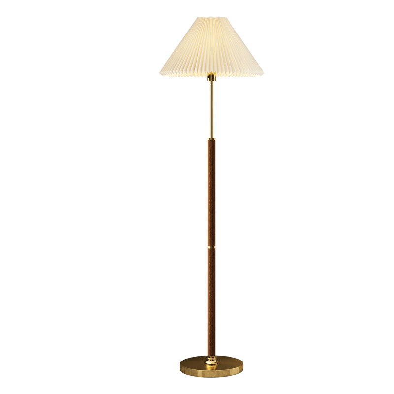 Elegancka Lampa Podłogowa z Papieru Ryżowego, Nowoczesny Design do Czytania, Ciepłe Światło, Biała i Brązowa, Wysokość 158cm 6
