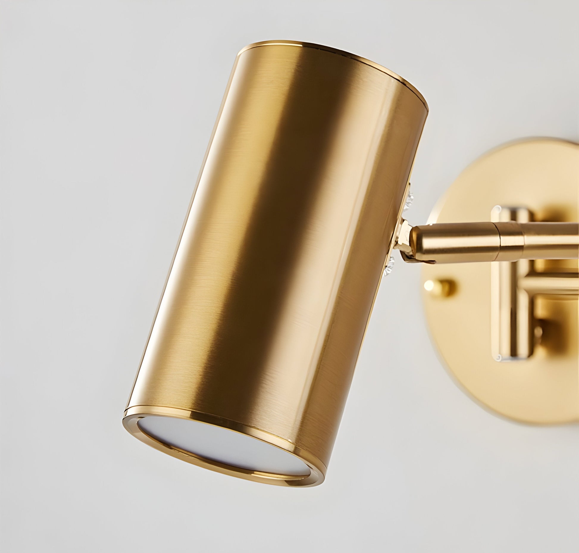 Elegancka Lampa Ścienna z Regulowanym Ramieniem w Złotym i Czarnym - Kinkiet Ścienny do Sypialni z Miękkim Światłem 8