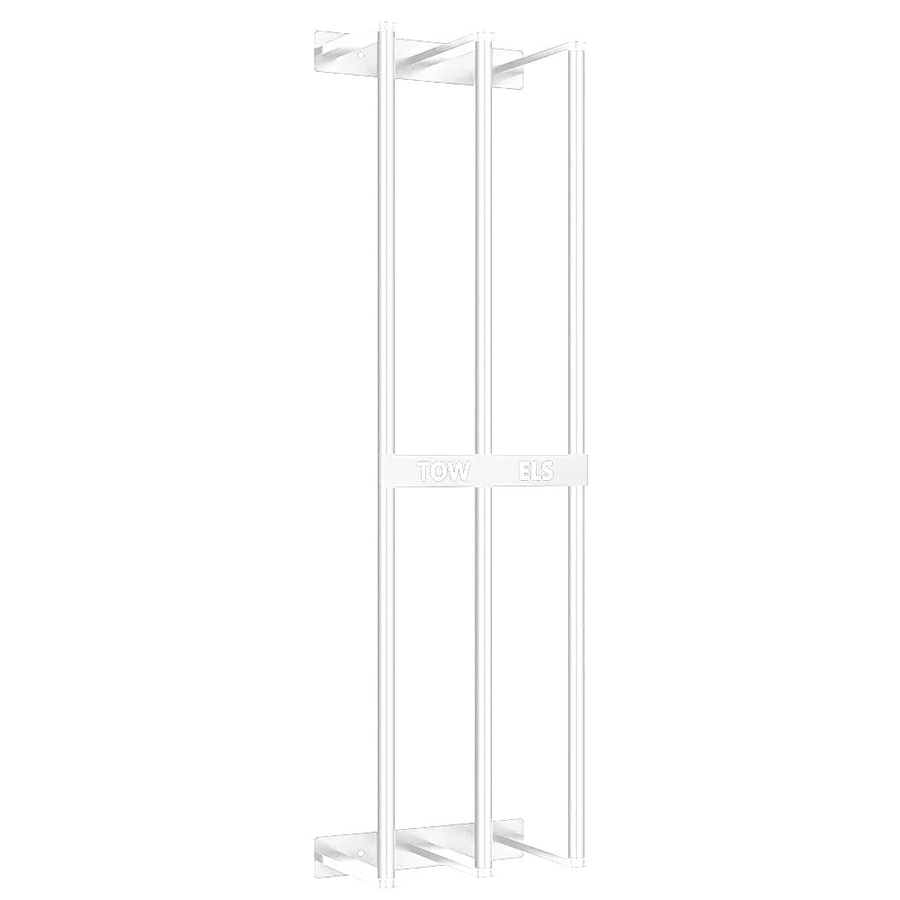 Elegancki Wieszak na Ręczniki Stojący, Minimalistyczny Stojak do Łazienki i Kuchni, Stal Nierdzewna, 60 cm x 15 cm x 10 cm 3