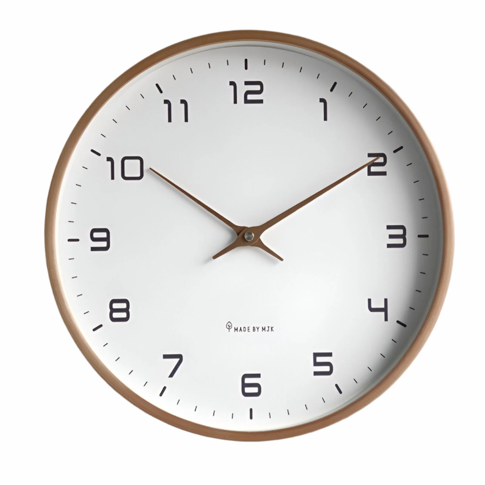 Elegancki Zegar Ścienny 30 cm z Drewna – Minimalistyczny Zegar na Ścianę do Salonu, Kuchni i Biura 0