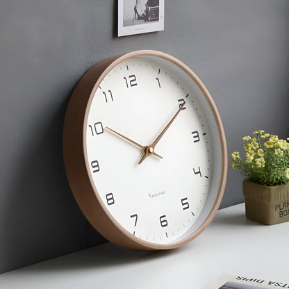 Elegancki Zegar Ścienny 30 cm z Drewna – Minimalistyczny Zegar na Ścianę do Salonu, Kuchni i Biura 2