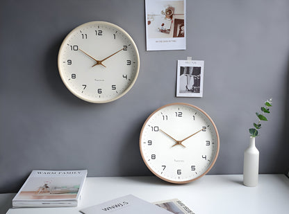 Elegancki Zegar Ścienny 30 cm z Drewna – Minimalistyczny Zegar na Ścianę do Salonu, Kuchni i Biura 4