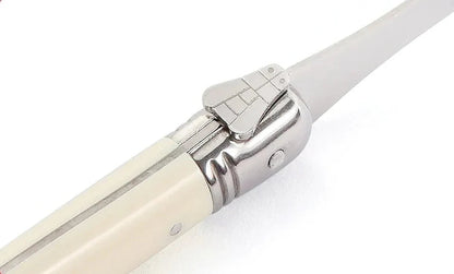 Elegancki Zestaw Sztućców Elfenbeinowy z Stali Nierdzewnej 304, 24 Części - Komplet Sztućców do Eleganckich Posiłków 3
