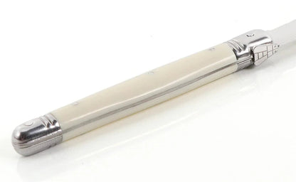 Elegancki Zestaw Sztućców Elfenbeinowy z Stali Nierdzewnej 304, 24 Części - Komplet Sztućców do Eleganckich Posiłków 5