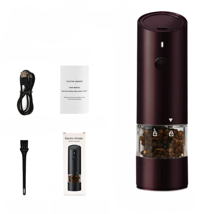 Elektryczny młynek do soli i pieprzu – Regulowana grubość, drewniany design, ładowany przez USB, idealny do przypraw 6