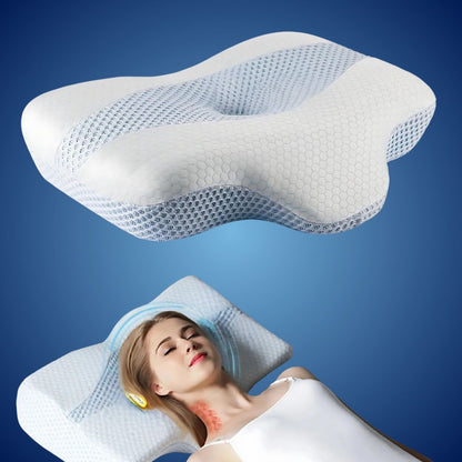 Ergonomiczna Poduszka z Memory Foam – Wsparcie Szyi, Redukcja Bólu, Regulowana Temperatura, Uniwersalna do Snu 0