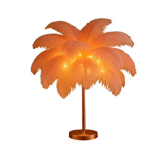 Eteryczna Lampa Stołowa LED w Białym i Różowym Kolorze – Stylowa Lampy Stołowe do Salonu, Sypialni, Energooszczędna 6