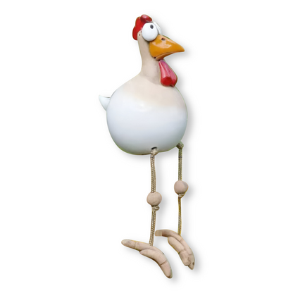 Figurka kurczaka Cluckoo, odporna na warunki atmosferyczne – zabawny wzór do dekoracji ogrodu i patio 9