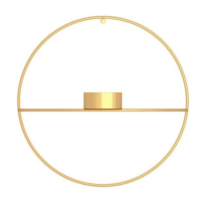 Funky Metalowy Świecznik na Tealighty – Nowoczesny Wazon Ścienny z Geometrycznym Designem [świecznik] 10