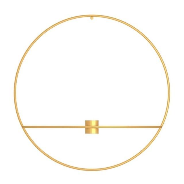 Funky Metalowy Świecznik na Tealighty – Nowoczesny Wazon Ścienny z Geometrycznym Designem [świecznik] 11