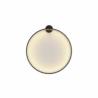 Minimalistyczna Okrągła Lampa Ścienna – Elegancka Lampa na Ścianę z Miękkim Oświetleniem, Wysokiej Jakości Materiały