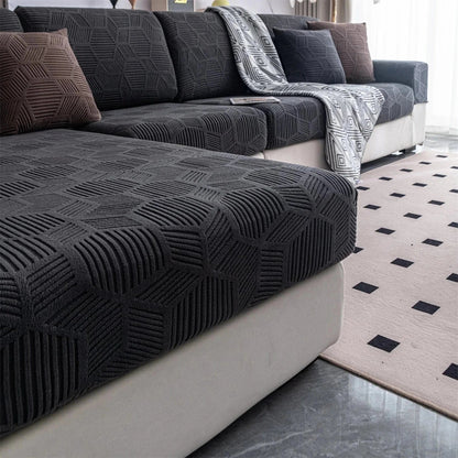 Gorący Uniwersalny Pokrowiec na Kanapę – Geometryczny Design, Ochrona Mebli i Przyjazny Zwierzętom [pokrowiec na sofę] 4