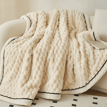 Gruby Ciepły Koc Fleece, Miękki i Stylowy, Idealny do Sofy i Łóżka – 120x200 cm, 150x200 cm, 200x230 cm 4