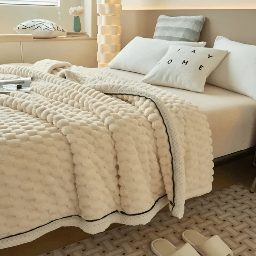 Gruby Ciepły Koc Fleece, Miękki i Stylowy, Idealny do Sofy i Łóżka – 120x200 cm, 150x200 cm, 200x230 cm 6