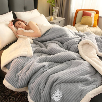 Gruby Koc Fleece 100x150 cm – Ciepły i Miękki Koc Idealny na Zimowe Wieczory, Wysoka Jakość, Łatwe Czyszczenie 12