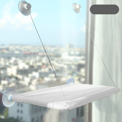 Hamak dla kota SkyNap z 360° widokiem – Oddychający materiał, bezpieczna konstrukcja, łatwa pielęgnacja, duży rozmiar 45x30 cm 3