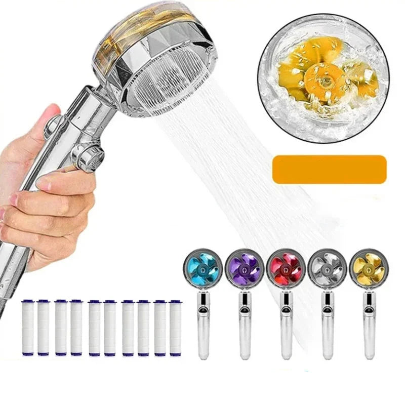 Højtryksbruser z Filtracją LuxeFlow – Elegancki Design, Mocne Ciśnienie Wody, Trwałe Materiały, 25,5 cm x 7,8 cm 1