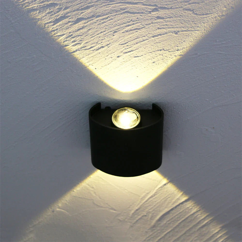 Lampa zewnętrzna LED 77x77mm – szczegół montażu