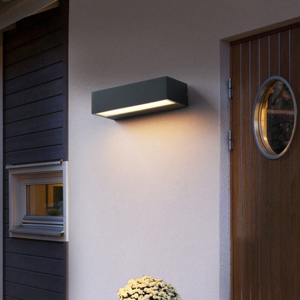 Kinkiet LED Water – wodoodporna aluminiowa konstrukcja do użytku na zewnątrz [zewnętrzna lampa ścienna] 2