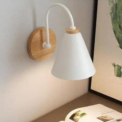 Kinkiet Ścienny Czarny w Stylu Skandynawskim – Nowoczesna Lampa na Ścianę, Minimalistyczny Design, Metalowa Konstrukcja 1