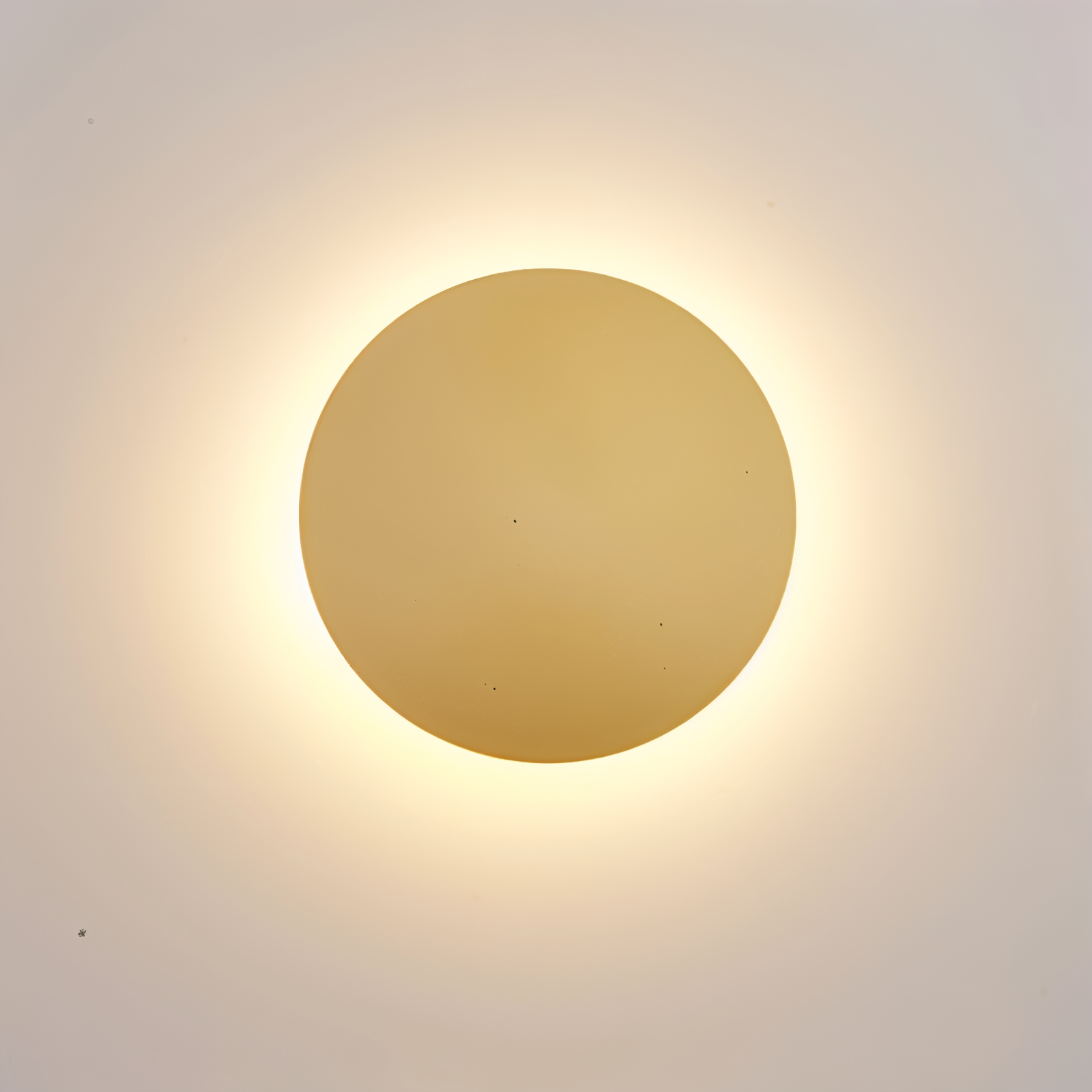 Kinkiet Ścienny Halo w Kształcie Księżyca – Czarna Metalowa Lampa na Ścianę z Ciepłym Światłem 3000K, 10W 0