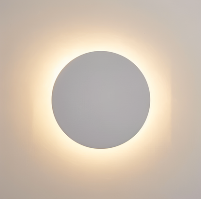 Kinkiet Ścienny Halo w Kształcie Księżyca – Czarna Metalowa Lampa na Ścianę z Ciepłym Światłem 3000K, 10W 10