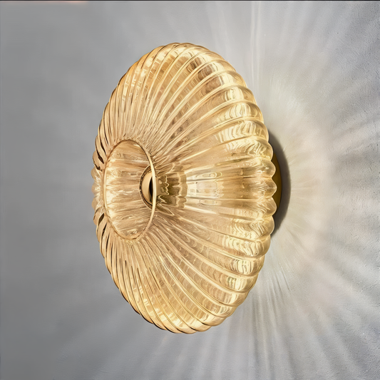Kinkiet Ścienny LED Enchantaray w Stylu Nordic Bauhaus, Elegancki Falisty Design do Sypialni i Salonu 0