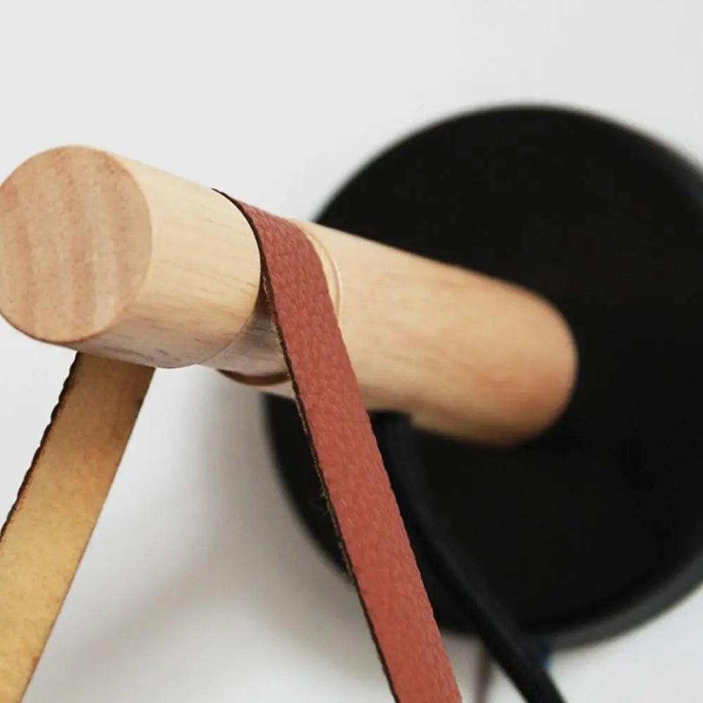 Kinkiet Ścienny Marit w Stylu Nordyckim – Czarny Drewniany Kinkiet do Sypialni, Elegancki Design i Wysoka Jakość 2