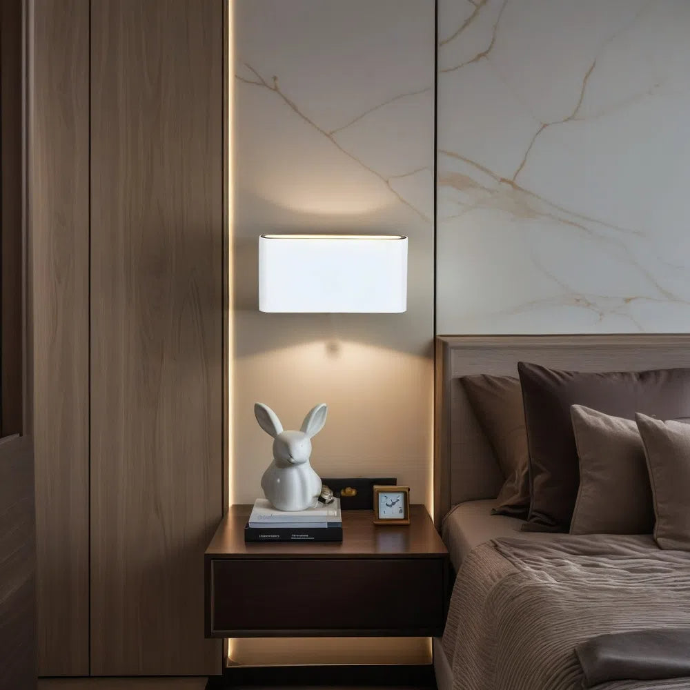 Kinkiet aluminiowy wodoodporny – Energooszczędny kinkiet ścienny do wnętrz i na zewnątrz, podwójne światło, nowoczesny design 3