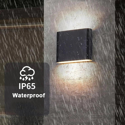 Kinkiet aluminiowy wodoodporny – Energooszczędny kinkiet ścienny do wnętrz i na zewnątrz, podwójne światło, nowoczesny design 5