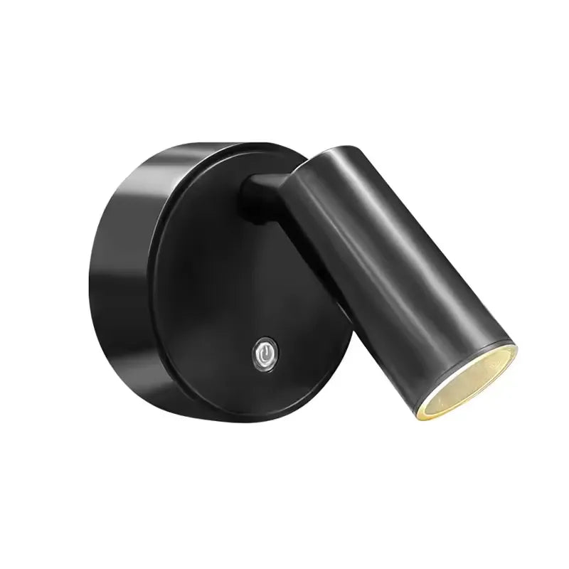 Kinkiet ścienny czarny – Nowoczesna lampa ścienna na baterie z dotykowym sterowaniem i ładowaniem USB, elastyczne oświetlenie 0