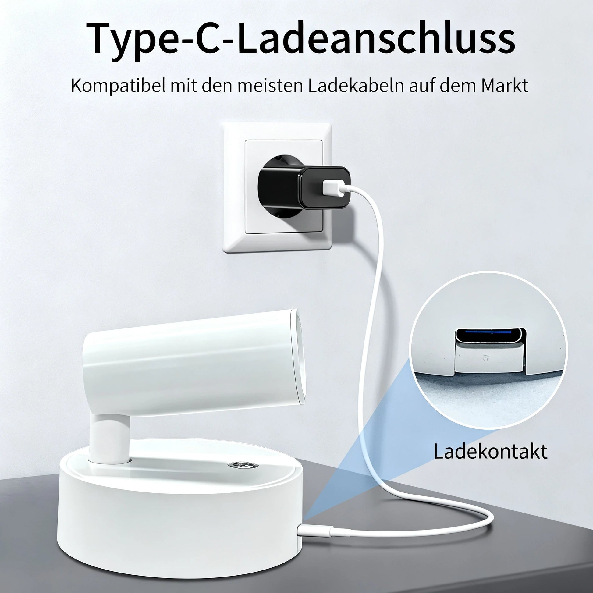 Kinkiet ścienny czarny – Nowoczesna lampa ścienna na baterie z dotykowym sterowaniem i ładowaniem USB, elastyczne oświetlenie 5