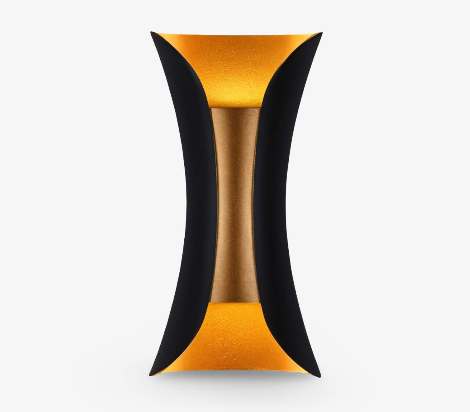 Kinkiet zewnętrzny Tornado – elegancki czarno-złoty design z dwustronnym oświetleniem do ogrodu [kinkiet zewnętrzny] 11