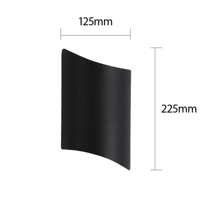 Kinkiet zewnętrzny z aluminium – Wodoodporne, energooszczędne oświetlenie LED do ogrodu i patio | Nowoczesny design 8