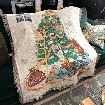 Koc Świąteczny z Wzorem Dziadka do Orzechów – Luksusowy Polar na Zimowe Wieczory 6