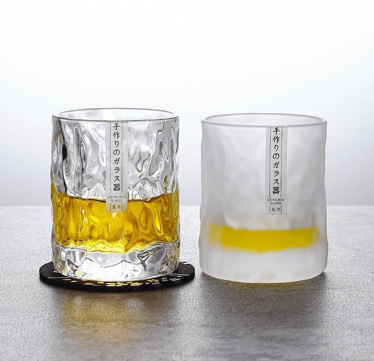 Kryształowa Szklanka do Whisky Edo Kiriko – Ręcznie Cięte Szkło z Drewnianym Pudełkiem, Elegancki Design 2