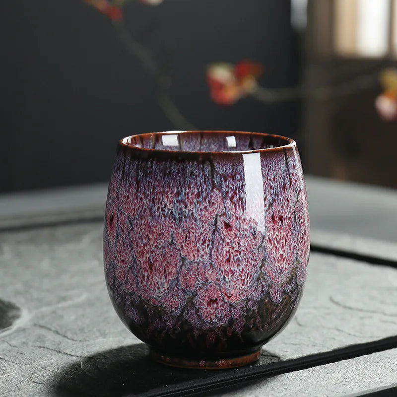 Kubki Ceramiczne Kōkei z Ręcznie Malowanymi Wzorami – 150 ml, Idealne do Herbaty 2