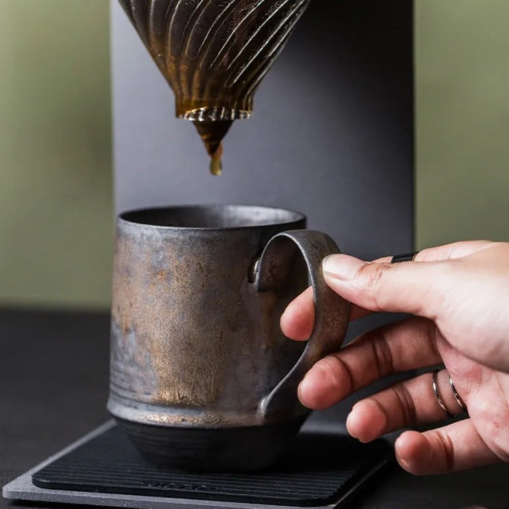 Kubki Ceramiczne Rustykalne 350 ml – Idealne do Kawy i Herbaty, Ręcznie Wykonane, Naturalne Odcienie Ziemi 3