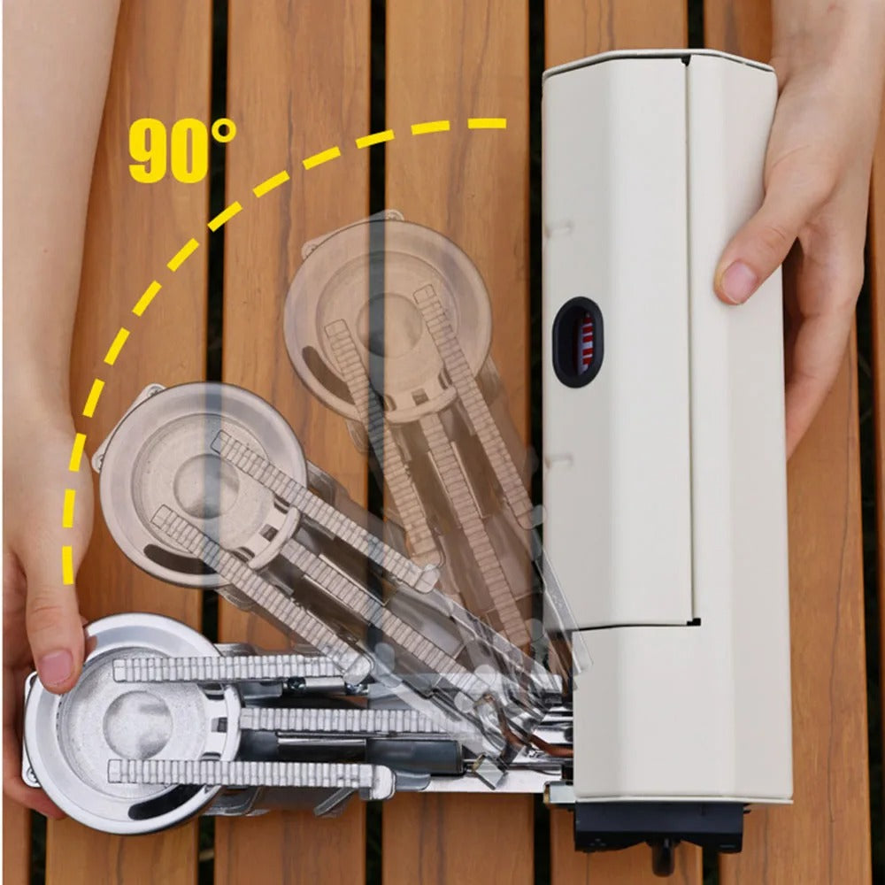 Kuchenka Campingowa Aluminium, Kompaktowa i Składana, Regulacja Płomienia, Lekka i Stabilna na Wyprawy 3