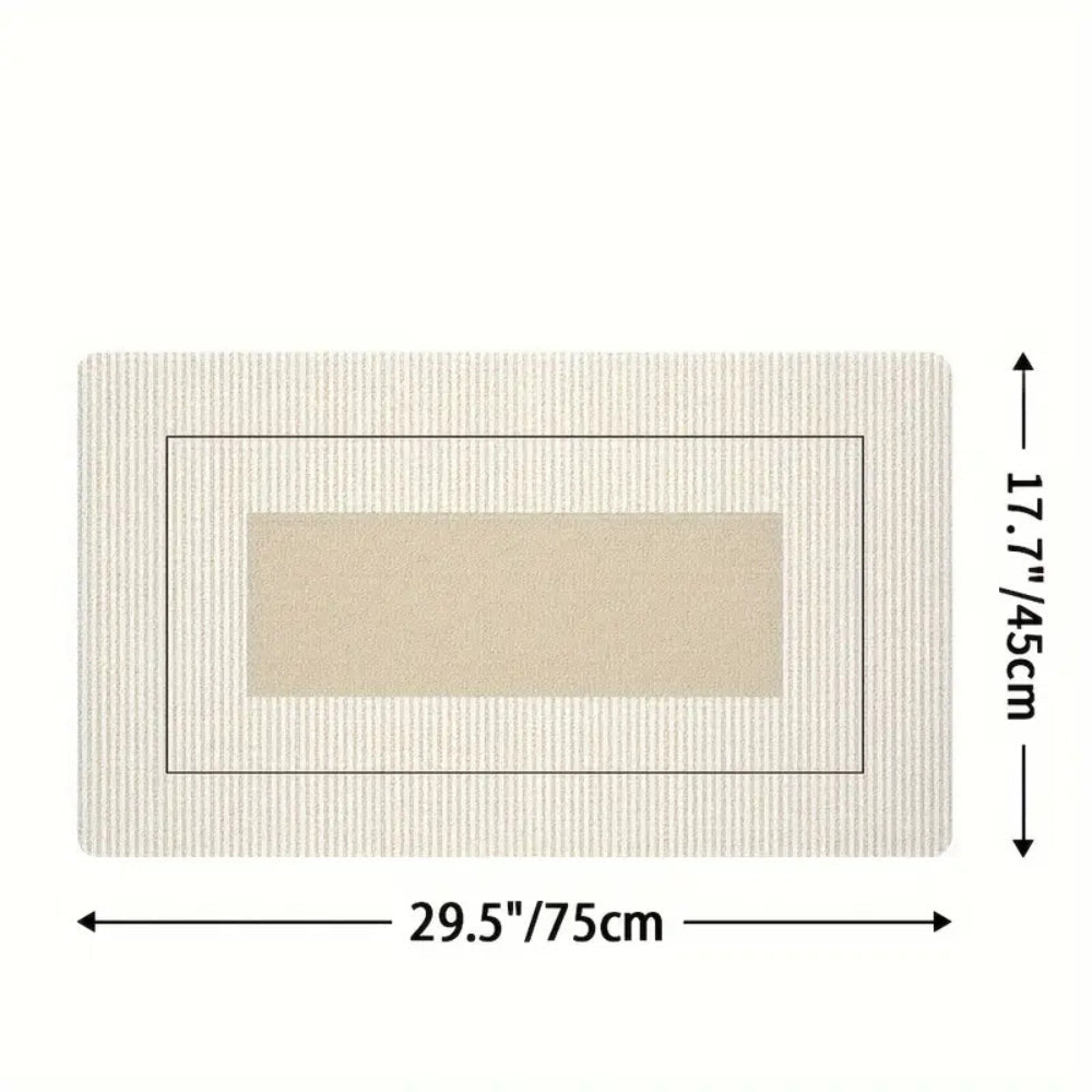 Kwiatowa Mata Kuchnia z Paskami – Komfortowa i Trwała, Rutschfest, Łatwa w Czyszczeniu, Różne Rozmiary 8