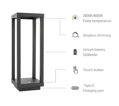 Lampa LED VerticaBeam 3D – Dimmowalna, Przenośna, Ciepłe Światło, Elegancka Lampa do Salonu i Pokoju 5