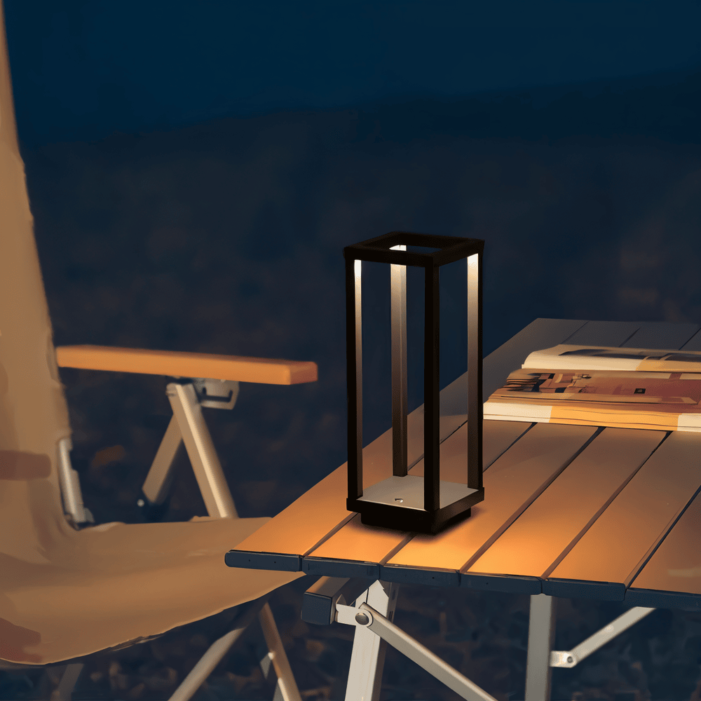 Lampa LED VerticaBeam 3D – Dimmowalna, Przenośna, Ciepłe Światło, Elegancka Lampa do Salonu i Pokoju 6