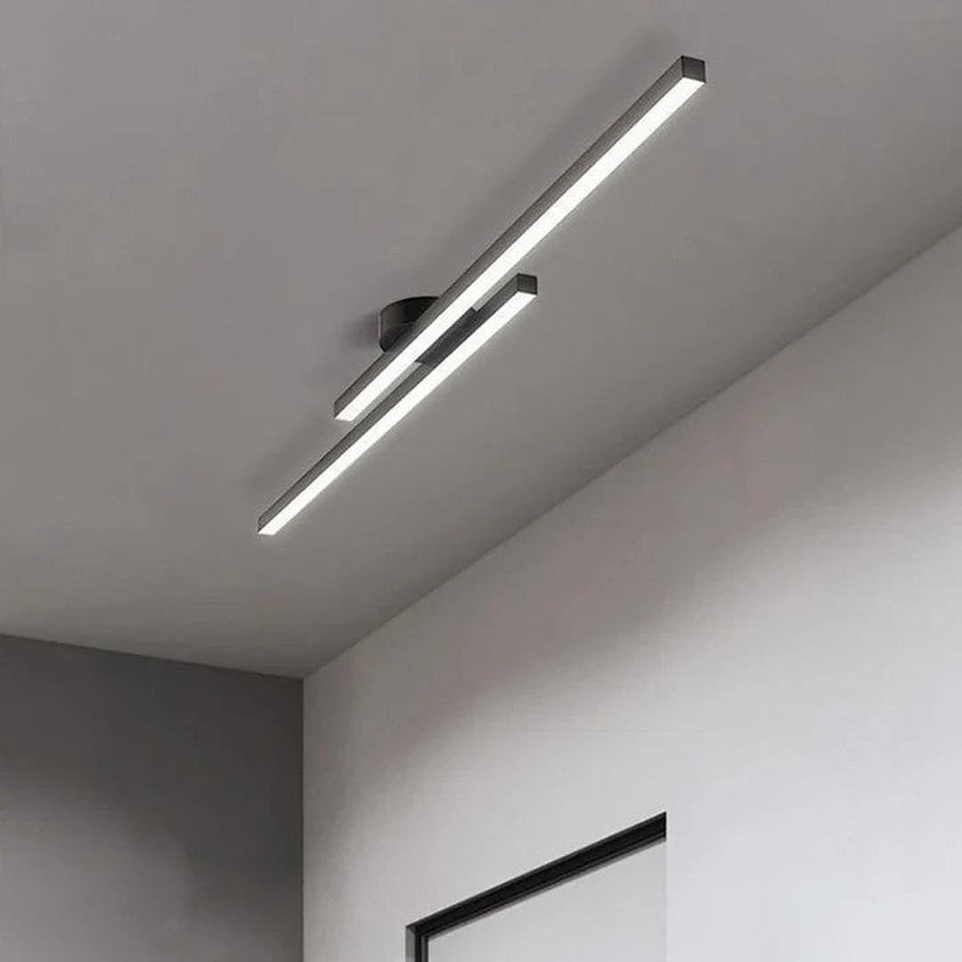 Lampa L Nowoczesna do Sypialni – Minimalistyczny Design i Efektywne Oświetlenie LED [lampa sufitowa do sypialni] 0